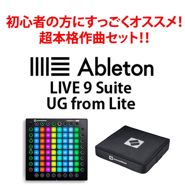 iڍ F y䐔IAbleton Live 9 SuiteAbvO[hœZbgIznovation/MIDIRg[[/LaunchPad Pro XɍȂpP[Xv[gItunecore`Pbg/BGP001CDiI