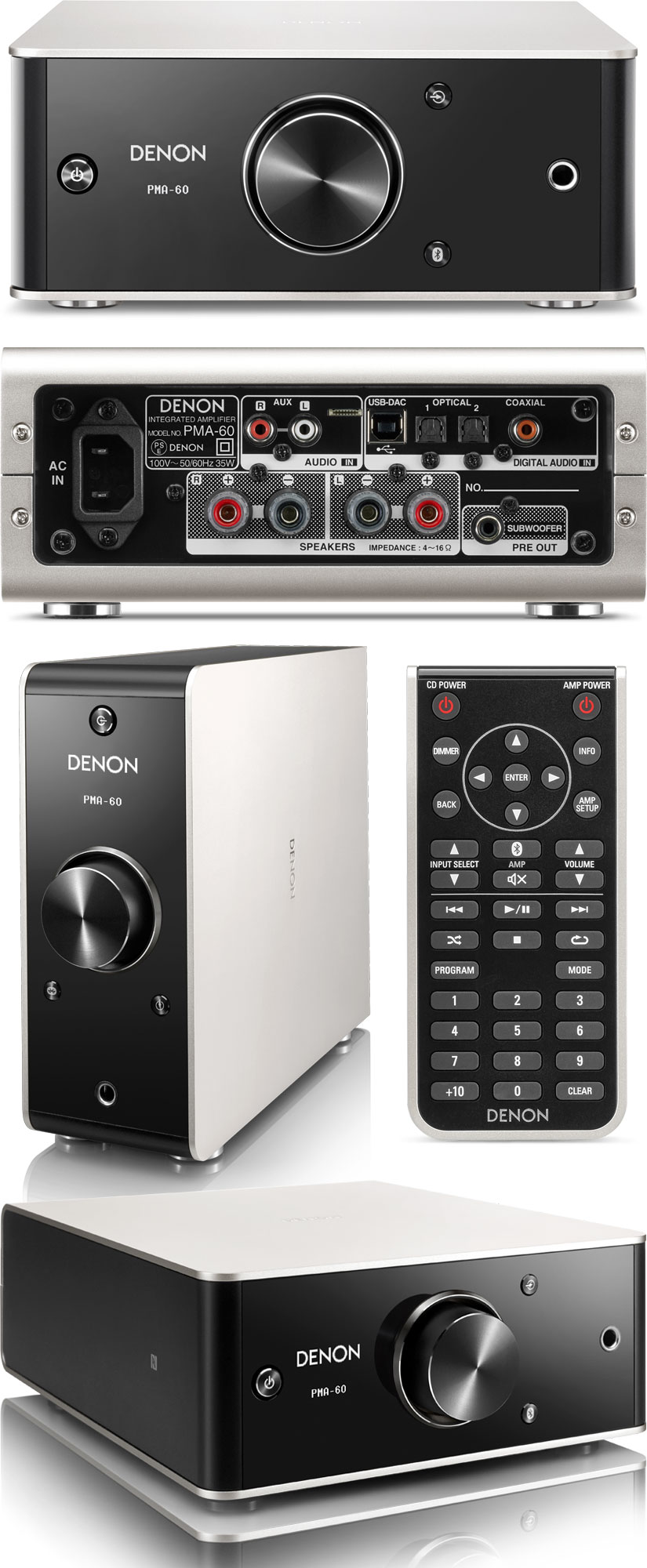 DENON PMA-60 プリメインアンプ (PC用 USB DAC内蔵)