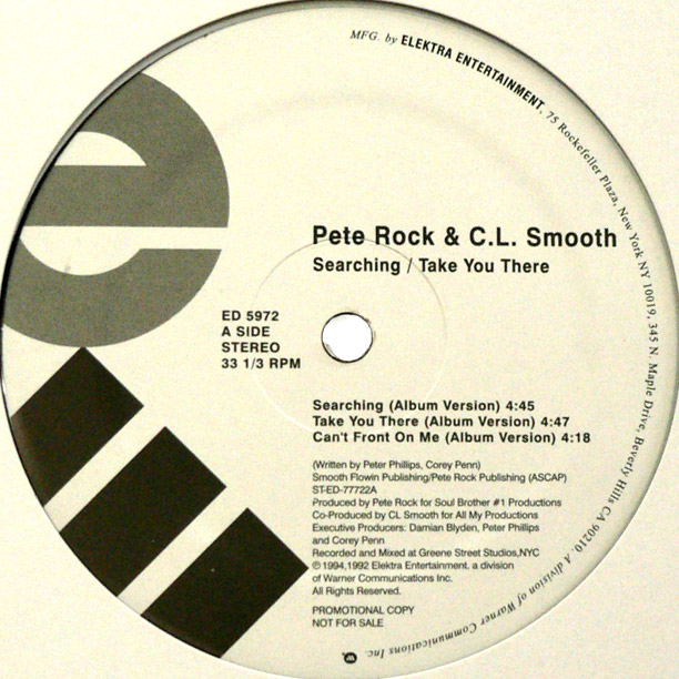 PETE ROCK & C.L. SMOOTH(12) SERCHING / TAKE YOU THERE -DJ機材