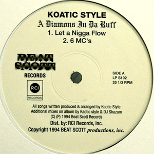 KOATIC STYLE(12) DIAMONDS IN DA RUFF -DJ機材アナログレコード専門店 