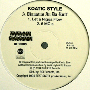 KOATIC STYLE(12) DIAMONDS IN DA RUFF -DJ機材アナログレコード専門店