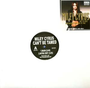 MILEY CYRUS(12) CAN'T BE TAMED -DJ機材アナログレコード専門店OTAIRECORD