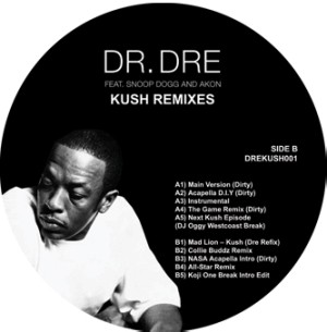 iڍ F DR.DRE (12) KUSH REMIXES