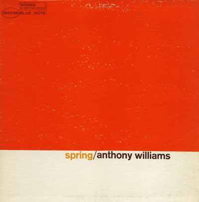 商品詳細 ： ANTHONY WILLIAMS(LP) SPRING【75周年記念盤】