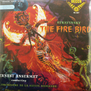 エルネスト・アンセルメ指揮／スイス・ロマンド管弦楽団　(LP 180g重量盤)　タイトル名：ストラヴィンスキー：『火の鳥』