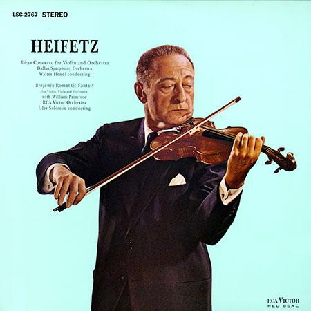 iڍ F ydlR[hZ[!60%OFF!zHendl/Heifetz/DSO/Solomon/RCASO(33rpm 200g LP Stereo)Rozsa: Violin Concerto/ Benjamin: Romantic Fantasy