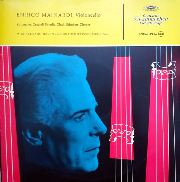 iڍ F Enrico Mainardi(Vinyl,LP,Digital Stereo) Enrico Mainardi Spielt