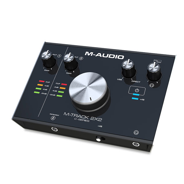 M-AUDIOのUSBオーディオインターフェース、M-Track 2x2のご紹介です。