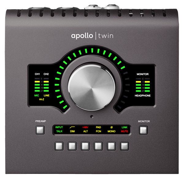 高品質オーディオインターフェイスUniversal Audioの APOLLO TWIN MKII ...