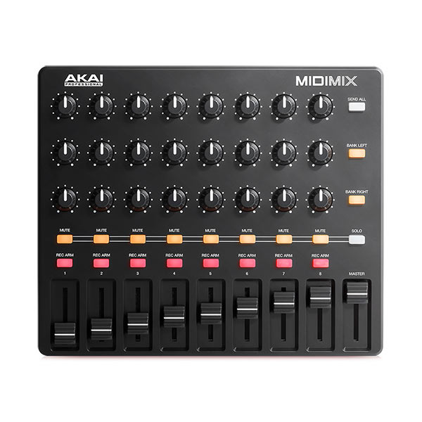 AKAI professionalのUSB MIDIコントローラー、MIDI MIXのご紹介ページ