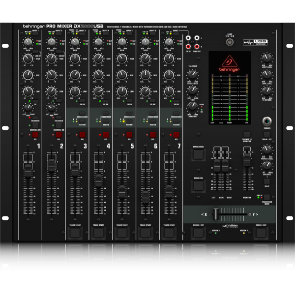 新販売DJ ミキサー Behringer Pro Mixer VMX1000 Professional DJ Mixer 通電のみ確認　現状　中古 ミキサー