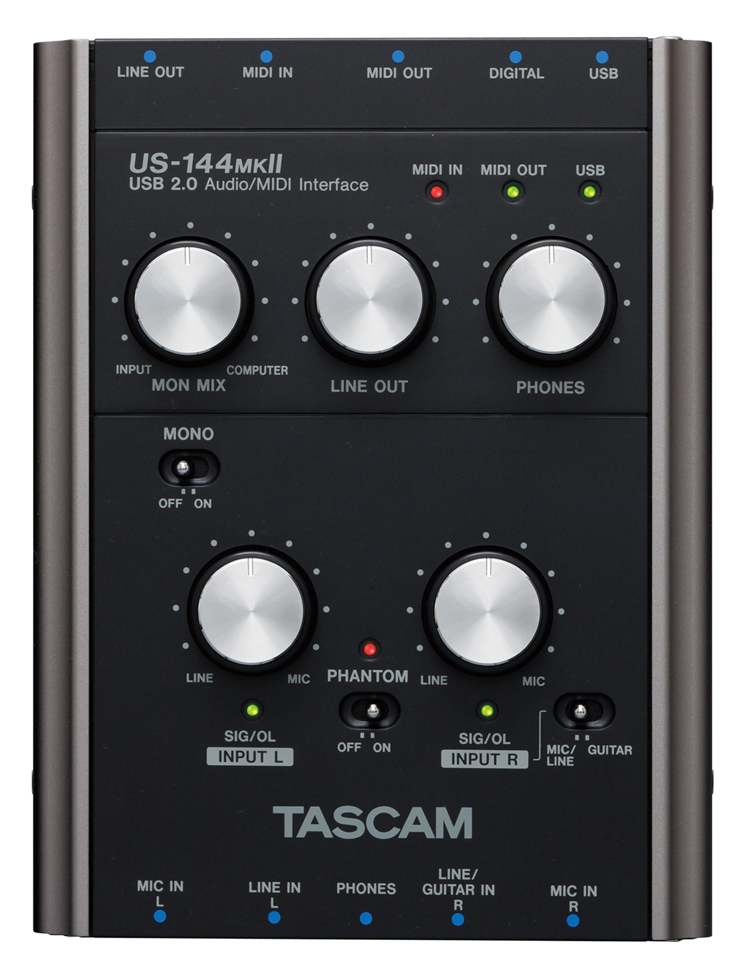 TASCAM/MIDIオーディオインターフェース/US-144MKII -DJ機材アナログ