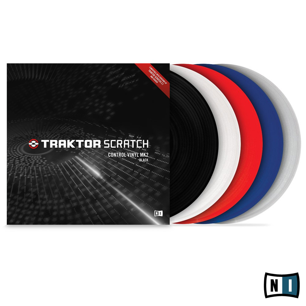 NATIVE INSTRUMENTS/PCDJ/TRAKTOR SCRATCH Control Vinyl MK2 Black(1