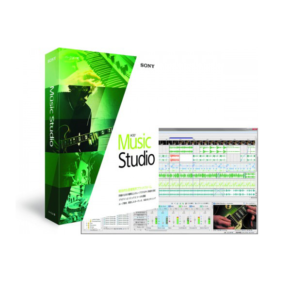 SONYの音楽制作ソフトウェア、ACID MUSIC STUDIO 10の紹介ページです。