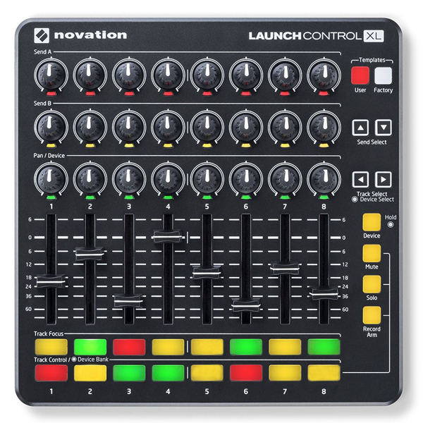 商品詳細 ： novation/MIDIコントローラー/Launch Control XL MK2★Ableton Live Lite付属！