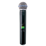 Shure SLXワイヤレスシステム採用ワイヤレスマイクSLX2/BETA58のご紹介