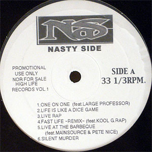 NAS<LP>/NASTY SIDE HIGH LIFE RECORDS VOL.1 -DJ機材アナログレコード