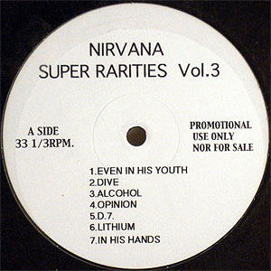好評通販NIRVANA　レコード　SUPER RARITIES Promotional 洋楽