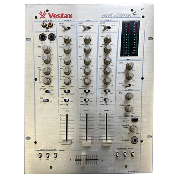 Vestax ベスタクス 3ch DJミキサー PCV- 100％品質 おもちゃ・ホビー ...