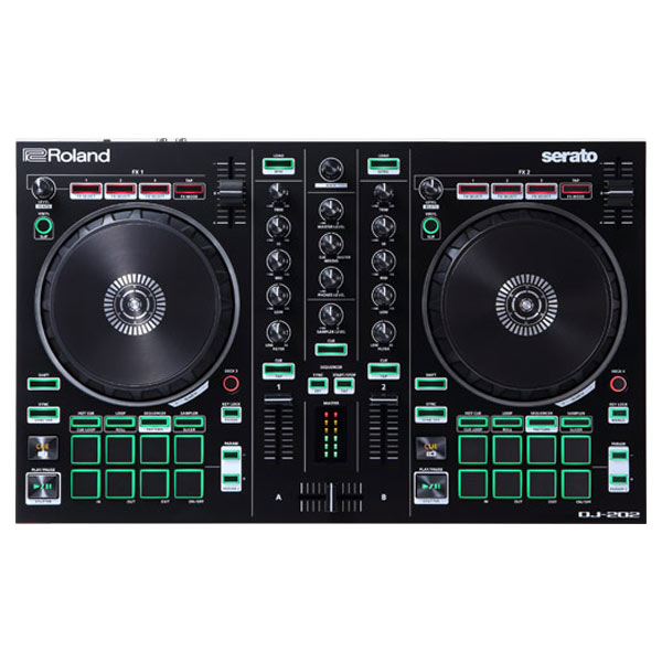 新品開封品】Roland/DJコントローラー/DJ-202☆Serato DJ Proのライセンス無償同梱！ -DJ 機材アナログレコード専門店OTAIRECORD