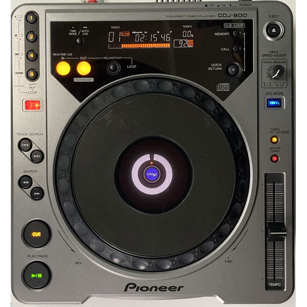 Pioneer DJのCDJ、CDJ-800の中古品のご紹介です。