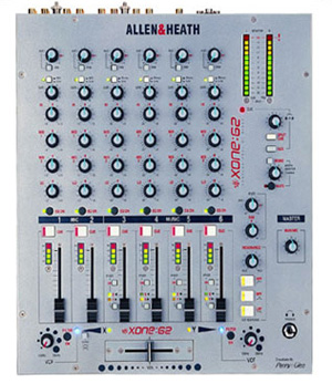 中古品】ALLEN & HEATH/DJミキサー/XONE:62 -DJ機材アナログレコード