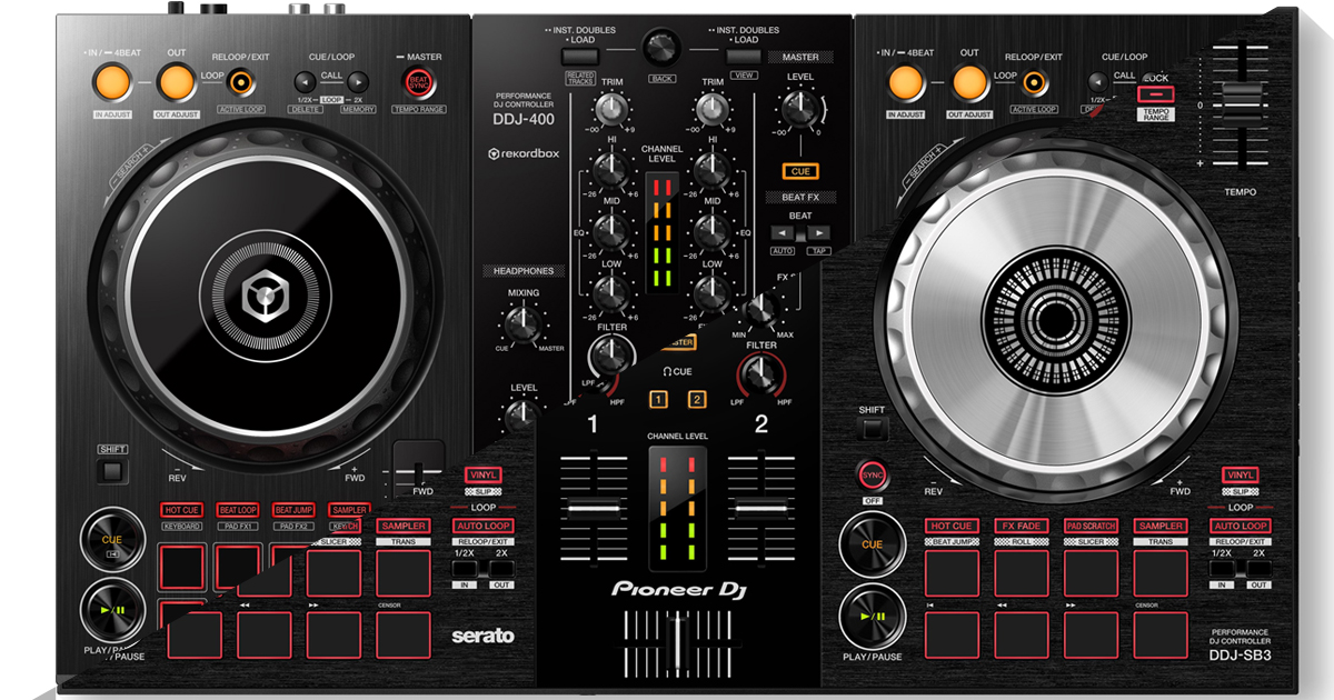 迷う！！】Pioneer DJの大人気DJコントローラー、DDJ-400 VS DDJ-SB3 