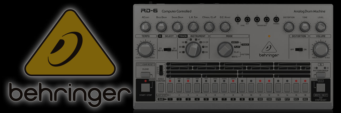 TD-3だけでは物足りない貴方へ！】アナログドラムマシン BEHRINGER RD 