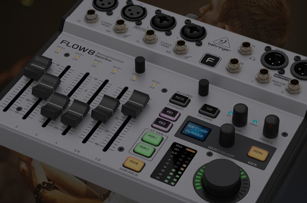 超小型フルデジタルミキサー】BEHRINGER FLOW 8のご紹介