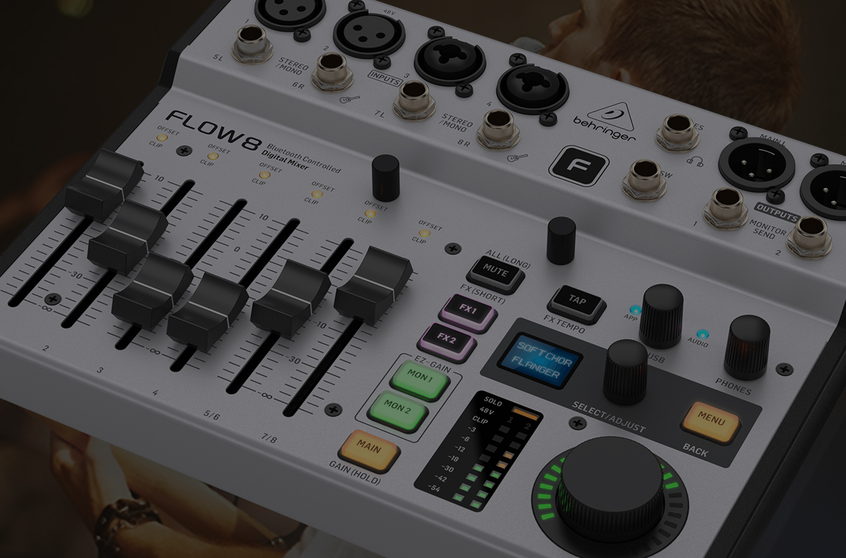 超小型フルデジタルミキサー】BEHRINGER FLOW 8のご紹介！ | OTAIRECORD OFFICIAL BLOG