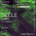 9/24(火)20時より、名古屋栄 LEBEN by OTAIRECORDにて【TECHNO DJ STREAMING SEELE #9】を現地開催&生配信！