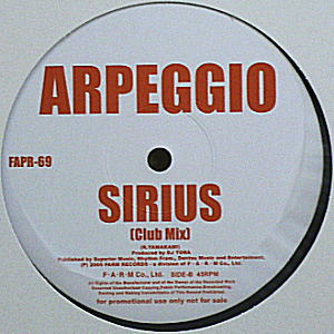 iڍ F DJ TORA / ARPEGGIO(12) TOKYO RAVE `TORA` / SIRIUS