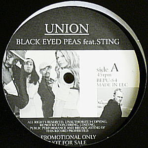 商品詳細 ： BLACK EYED PEAS FEAT.STING(12) UNION
