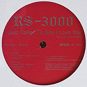 商品詳細 ： RS-3000 FEAT.椎名純平(12) I JUST CALLED TO SAY I LOVE YOU