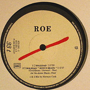 ROE(12) SOLEDAD 【10ccの代表曲「I'M NOT IN LOVE」のカヴァー 