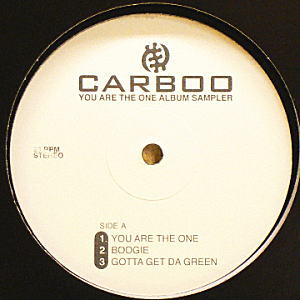 CARBOO(12) YOU ARE THE ONE ALBUM SAMPLER -DJ機材アナログレコード