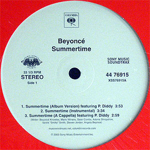 BEYONCE(12) SUMMERTIME -DJ機材アナログレコード専門店OTAIRECORD