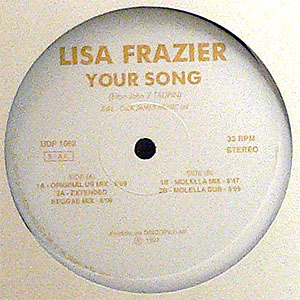 LISA FRAZIER(12) YOUR SONG -DJ機材アナログレコード専門店OTAIRECORD