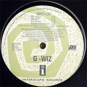 G-WIZ(12) DIRTY LUV -DJ機材アナログレコード専門店OTAIRECORD