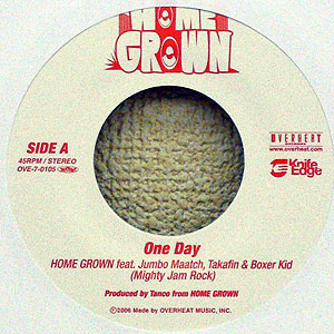 HOME GROWN - ONE DAY / 3 seconds (7”) - 邦楽