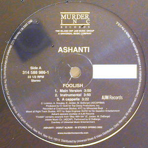 iڍ F ASHANTI(12) FOOLISH