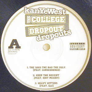 KANYE WEST(12) COLLEGE DROPOUT DROPOUTS -DJ機材アナログ