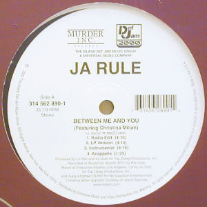 iڍ F JA RULE FEAT. CHRISTINA MILIAN(12) BETWEEN ME AND YOU