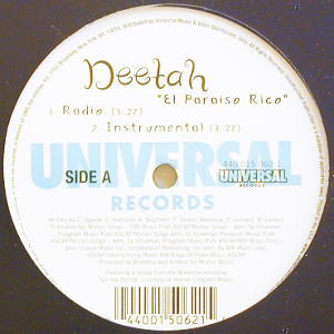 iڍ F DEETAH(12) EL PARAISO RICO (US RE-ISSUE)