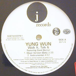 iڍ F YOUNG WUN(12) WALK IT TALK IT