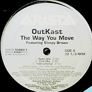 iڍ F OUTKAST FT. SLEEPY BROWN(12) WAY YOU MOVE / HEY YA