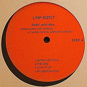 limp bizkit rollin with wes レコード