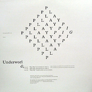 UNDERWORLD(12) PLAY PIG (BUICK PROJECT) -DJ機材アナログ