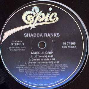 iڍ F SHABBA RANKS(12) MUSCLE GRIP