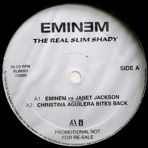 USED】 EMINEM(12)THE REAL SLIM SHADY REMIX -DJ機材アナログレコード